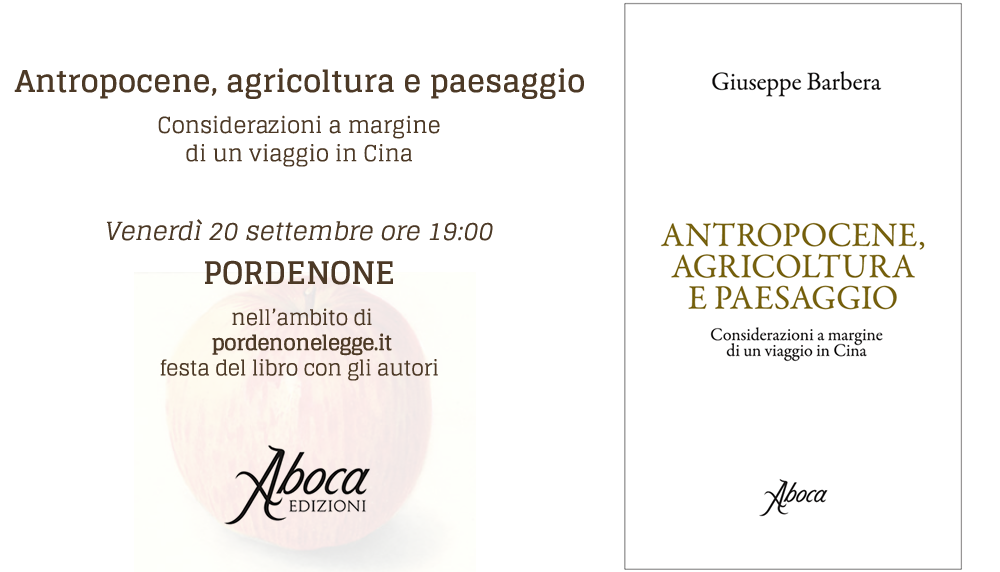 "Antropocene, agricoltura e paesaggio" - PN "Antropocene, agricoltura e paesaggio" - PN